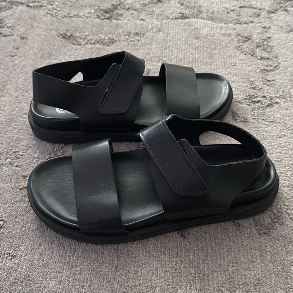 8 by YOOX Leather sandals